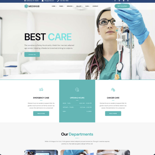 User-supplied healthcare website reference preview 3