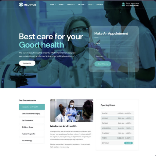 User-supplied healthcare website reference preview 4
