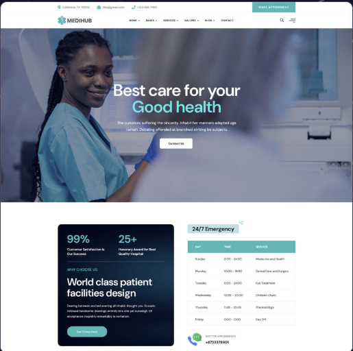 User-supplied healthcare website reference preview 5